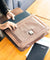 Classic Brown Leather Laptop Bag – Stylish and Functional for Men and Women