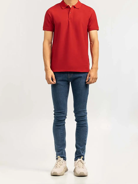 Red Basic Polo