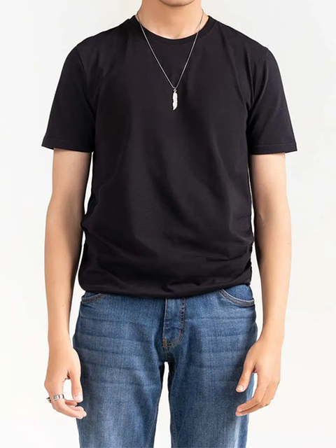 Black Crew Neck T-shirt
