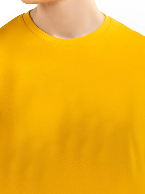 Yellow Crew Neck T-shirt