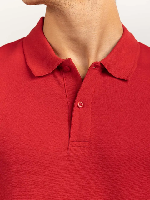 Red Basic Polo