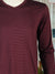 Striped Purple V-Neck T-Shirt