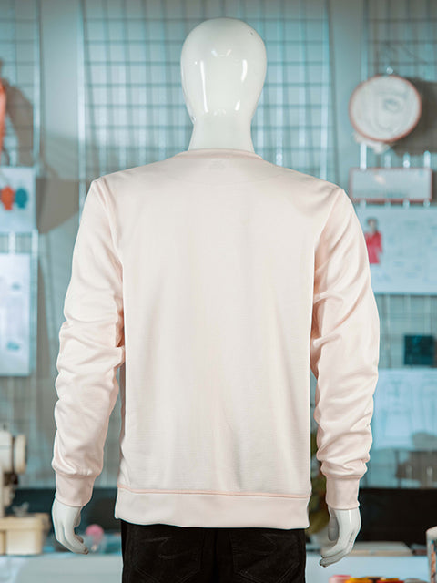 Pink Polyester Sweatshirt