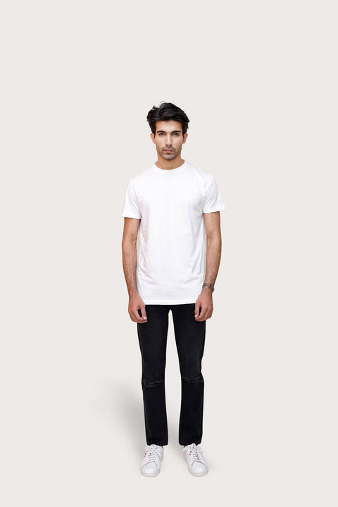 White Basic T-shirt