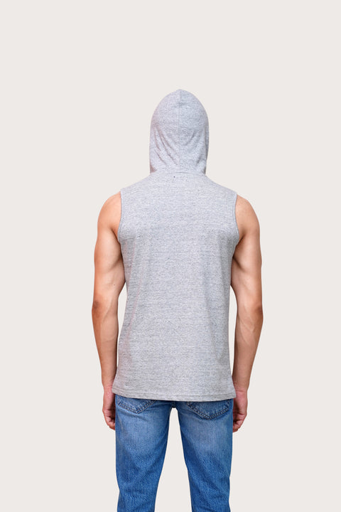 Grey Hooded T-shirt