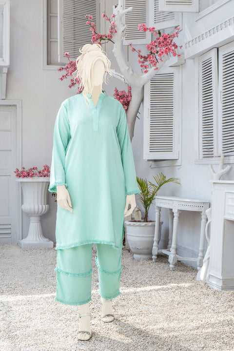 Ferozi Shirt and Culottes 2Pcs