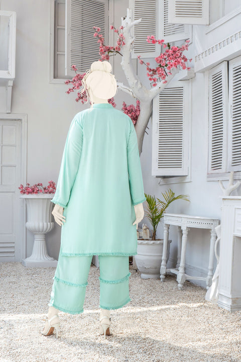 Ferozi Shirt and Culottes 2Pcs