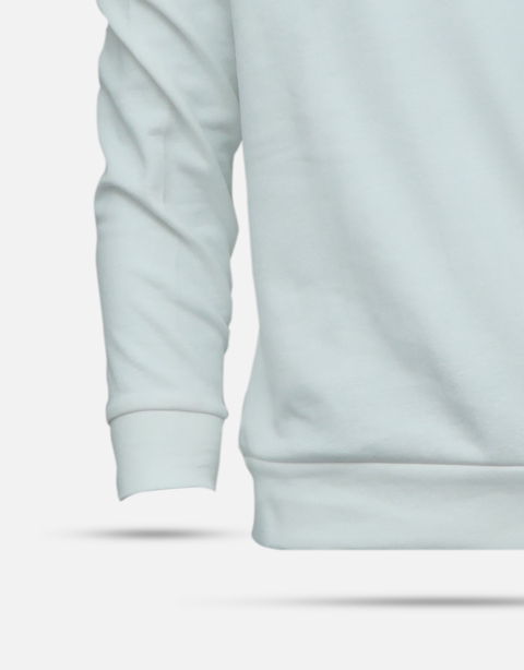 Men's Fashion White Sweatshirt