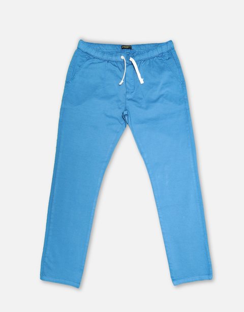 Men's Blue Basic Jogger Pants