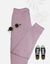 Men's Pink Basic Knitted Jogger Pants