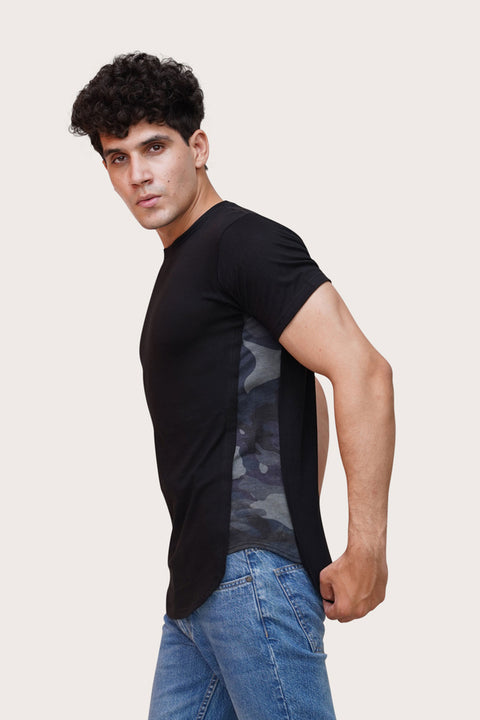 Black Camouflage T-shirt