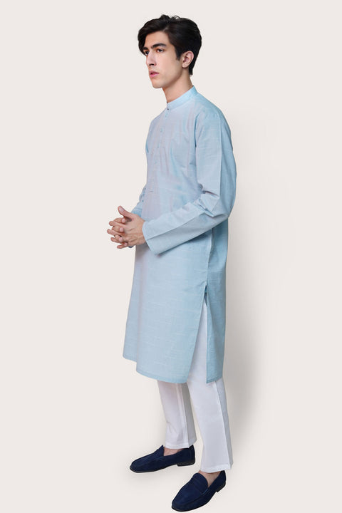 Sea Green Cotton Kurta