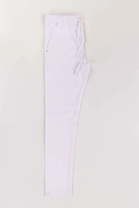 White Basic Trousers