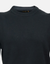 Women's Round Neck Black Woolen Sweater