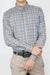 Olive & Blue Checkered Casual Shirt