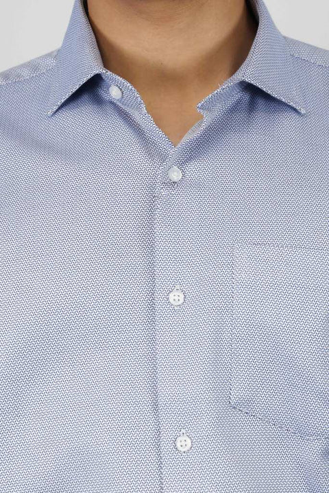 Sky Blue Dobby Formal Shirt