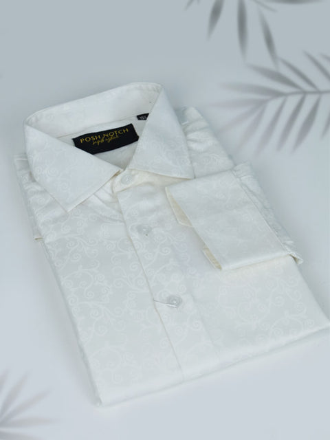Off-White Self Printed Shirt