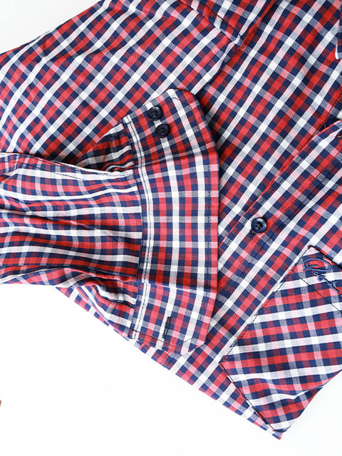 Red Checkered Casual Shirt